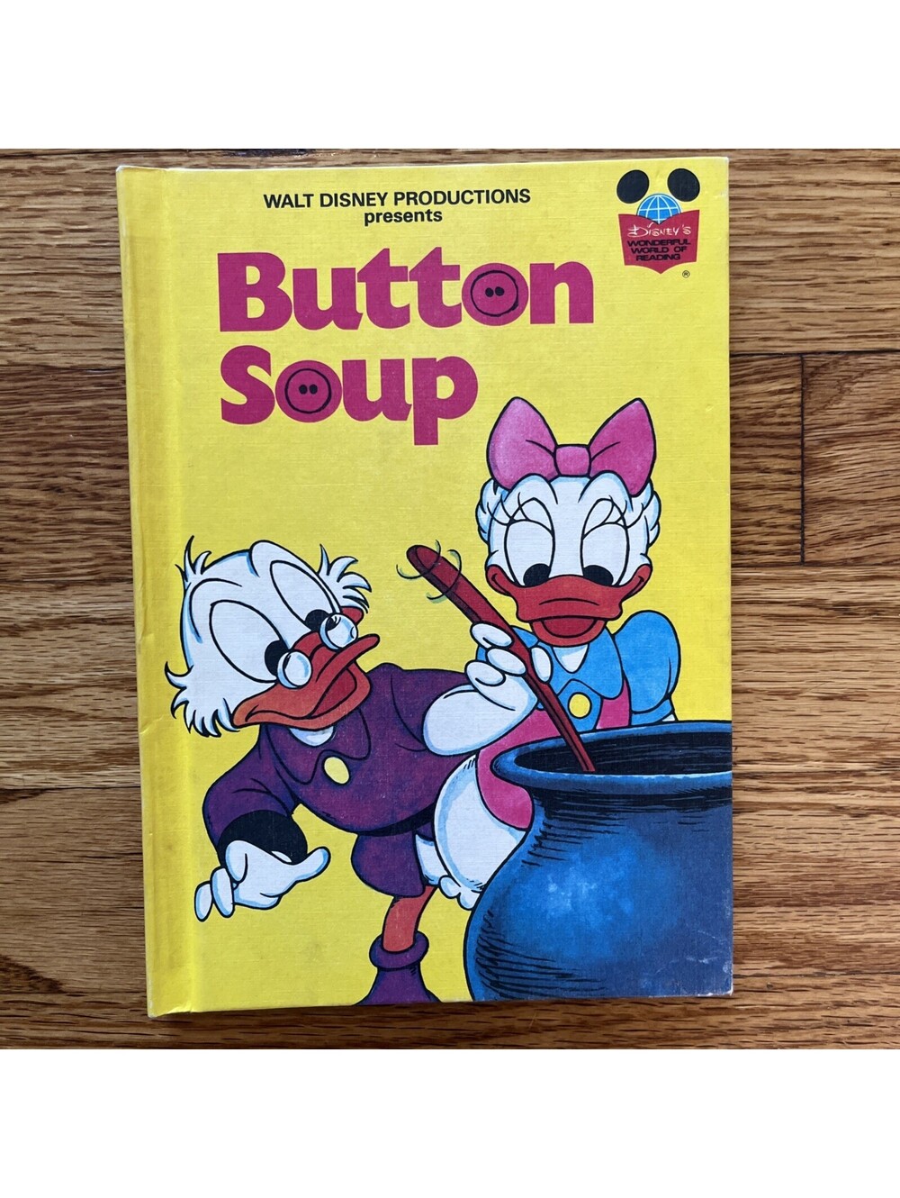 Vintage 1975 BUTTON SOUP Disney's Wonderful World Of Reading